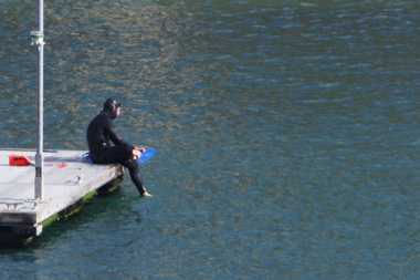 16 October 2021 - 12-22-25

--------------
Wild water swimming in the river Dart, Dartmouth.